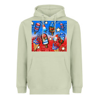 Matcha american popsicle and stars Heavyweight Hoodie - AdoDesignShop