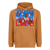 Meerkat american popsicle and stars Heavyweight Hoodie - AdoDesignShop