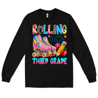 Black rolling into third grade Long Sleeve Tee - texasbilliewilder