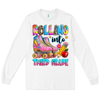 White rolling into third grade Long Sleeve Tee - texasbilliewilder