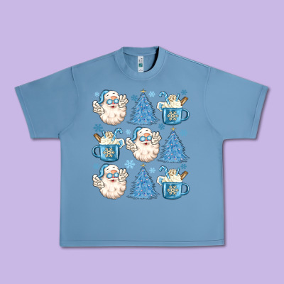 Urban Heavy Tee santa claus doodles christmas