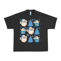 Pigment Black santa claus doodles christmas Urban Heavy Tee - MaliasSmallBusiness