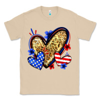 Mushroom American flag heart leopard Classic Tee - Zillion Design Studio