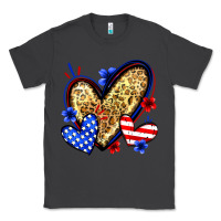 Smoke American flag heart leopard Classic Tee - Zillion Design Studio