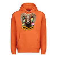 Carrot Bighorn Sheep Premium Hoodie - RanaPortraitStore