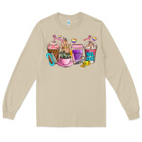Mushroom nail art  coffee cups Long Sleeve Tee - AdoDesignShop