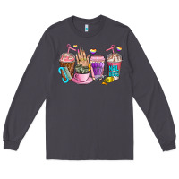 Smoke nail art  coffee cups Long Sleeve Tee - AdoDesignShop