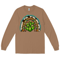 Toasted Coconut western cactus rainbow Long Sleeve Tee - Zillion Design Studio