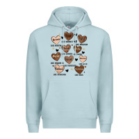 Black History Month Hearts Premium Hoodie | Teevron
