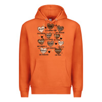 Carrot black history month hearts Premium Hoodie - MaliasSmallBusiness
