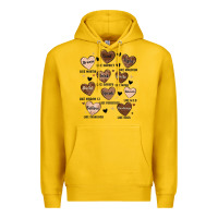 Lemon black history month hearts Premium Hoodie - MaliasSmallBusiness