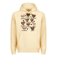 Pina Colada black history month hearts Premium Hoodie - MaliasSmallBusiness