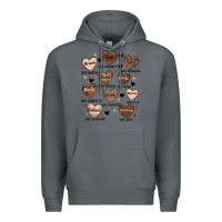 Rock black history month hearts Premium Hoodie - MaliasSmallBusiness