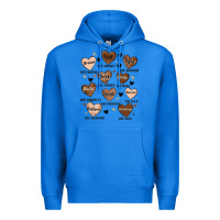 True Royal black history month hearts Premium Hoodie - MaliasSmallBusiness
