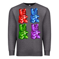 Charcoal Heather jellybear Premium Sweatshirt - AdoDesignShop