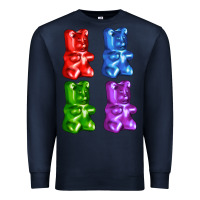 Navy jellybear Premium Sweatshirt - AdoDesignShop