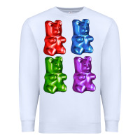White jellybear Premium Sweatshirt - AdoDesignShop