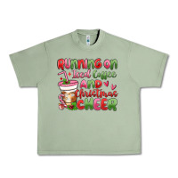 Oil Green running on iced coffee and christmas cheer Urban Heavy Tee - MaliasSmallBusiness