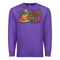 Purple sweet summer time Premium Sweatshirt - Jasminsmagicworld