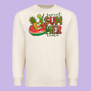Sweet Summer Time Premium Sweatshirt Designed By Jasminsmagicworld