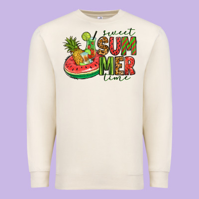Sweet Summer Time Premium Sweatshirt Designed By Jasminsmagicworld