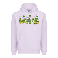 Lilac st patricks love nurse Premium Hoodie - MaliasSmallBusiness