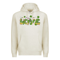 Oatmeal Heather st patricks love nurse Premium Hoodie - MaliasSmallBusiness