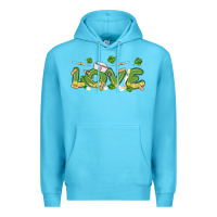 Ocean Blue st patricks love nurse Premium Hoodie - MaliasSmallBusiness