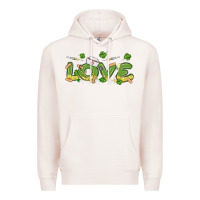 Pale Pink st patricks love nurse Premium Hoodie - MaliasSmallBusiness
