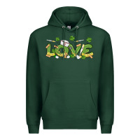 Sports Green st patricks love nurse Premium Hoodie - MaliasSmallBusiness