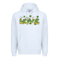 White st patricks love nurse Premium Hoodie - MaliasSmallBusiness