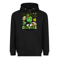 Black i teach the cutest clovers in the patch Heavyweight Hoodie - Artiststas