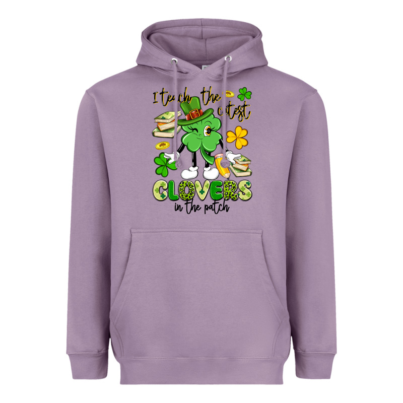 I Teach The Cutest Clovers In The Patch Heavyweight Hoodie by Artiststas | Teevron