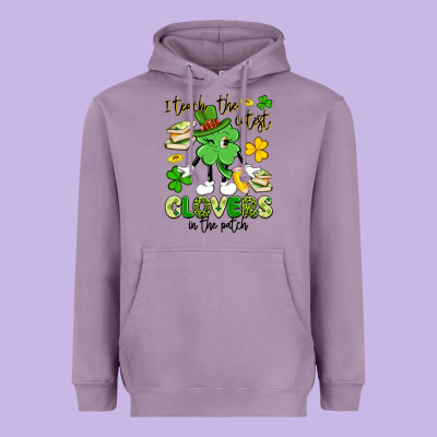 I Teach The Cutest Clovers In The Patch Heavyweight Hoodie Designed By Artiststas