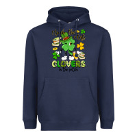 Navy i teach the cutest clovers in the patch Heavyweight Hoodie - Artiststas