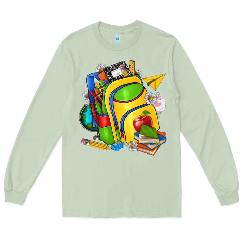 School Bag Long Sleeve Tee by texasbilliewilder | Teevron