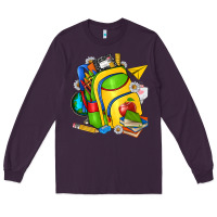 Plum school bag Long Sleeve Tee - texasbilliewilder