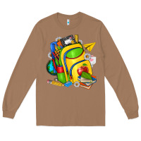 Toasted Coconut school bag Long Sleeve Tee - texasbilliewilder