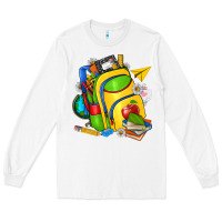 White school bag Long Sleeve Tee - texasbilliewilder