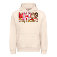 Sandshell my dog is my valentine Urban Hoodie - NancyCooperArtShop