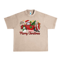 French Oak merry christmas truck Urban Heavy Tee - MaliasSmallBusiness