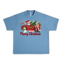 Pebble Blue merry christmas truck Urban Heavy Tee - MaliasSmallBusiness