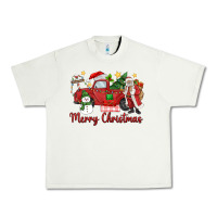 Pistachio merry christmas truck Urban Heavy Tee - MaliasSmallBusiness