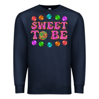 Navy sweet to be candy Premium Sweatshirt - AdoDesignShop