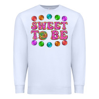 White sweet to be candy Premium Sweatshirt - AdoDesignShop