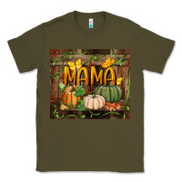 Army Green mama pumpkin tumbler Classic Tee - BundleAndBundleShop