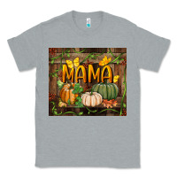 Heather Grey mama pumpkin tumbler Classic Tee - BundleAndBundleShop