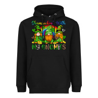 Black shamrockin with my gnomies Heavyweight Hoodie - Artiststas