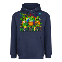 Navy shamrockin with my gnomies Heavyweight Hoodie - Artiststas