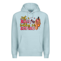 Blue Mist just a nail boss building her empire Premium Hoodie - MaliasSmallBusiness